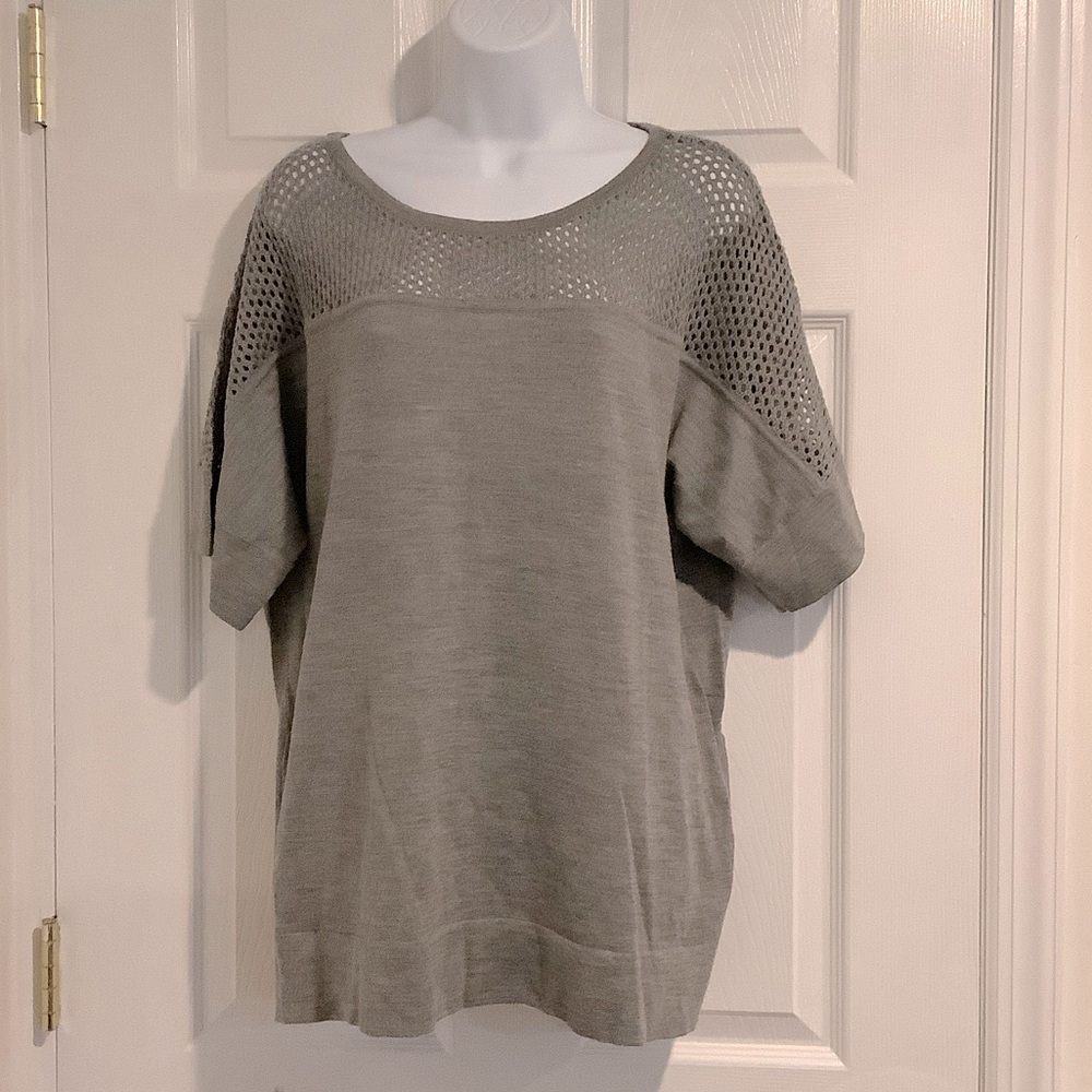 DIANE von FURSTENBERG Wool/Silk Coastal Grandma Minimalist Capsule Sweater M